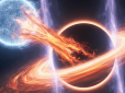 Астрономи зафіксували безпрецедентний за всі часи спостережень вибух чорної діри: Антиматерія поглинула аномально велику зірку, виплеснувши енергію в 10 трильйонів Сонць